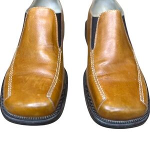 Kenneth Cole Men's Tan Leather Slip-On Shoes